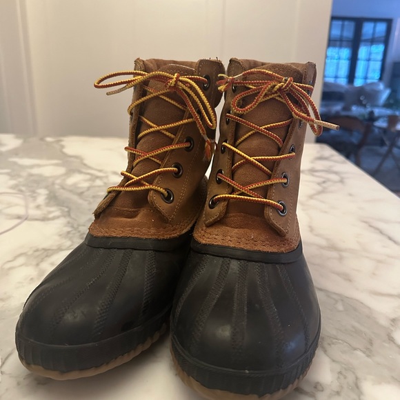 sorel cheyenne duck boots in men’s size 7 - Picture 2 of 5